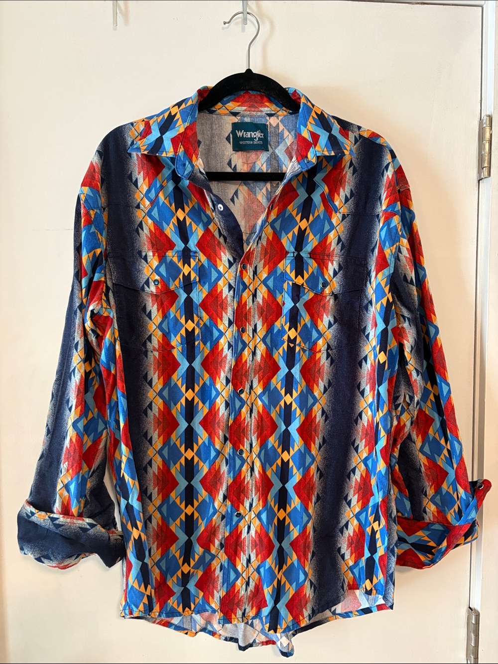 Wrangler Pearl Snap Western Shirt